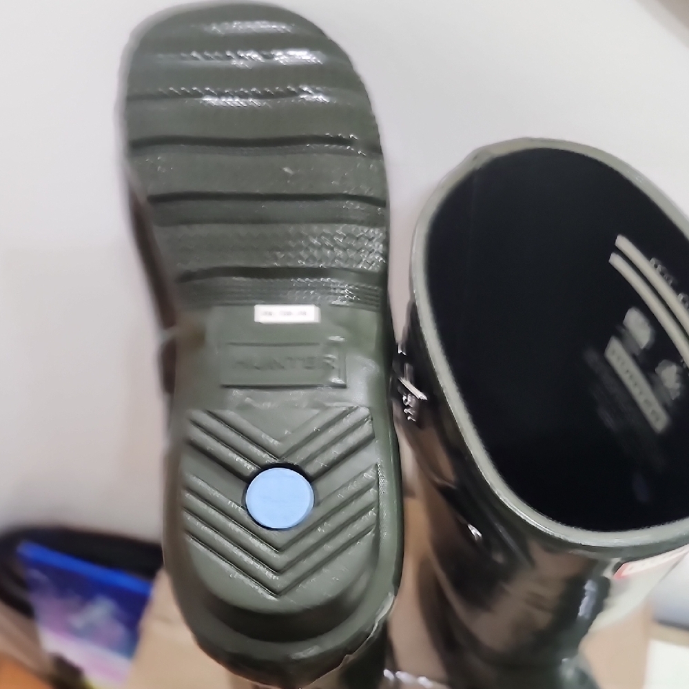 Hunter Dark Green Tall Boots - Picture 10 of 15